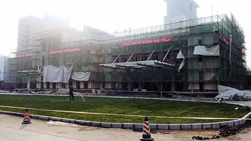 蒸壓加氣混凝土板在河南飯店中的應用