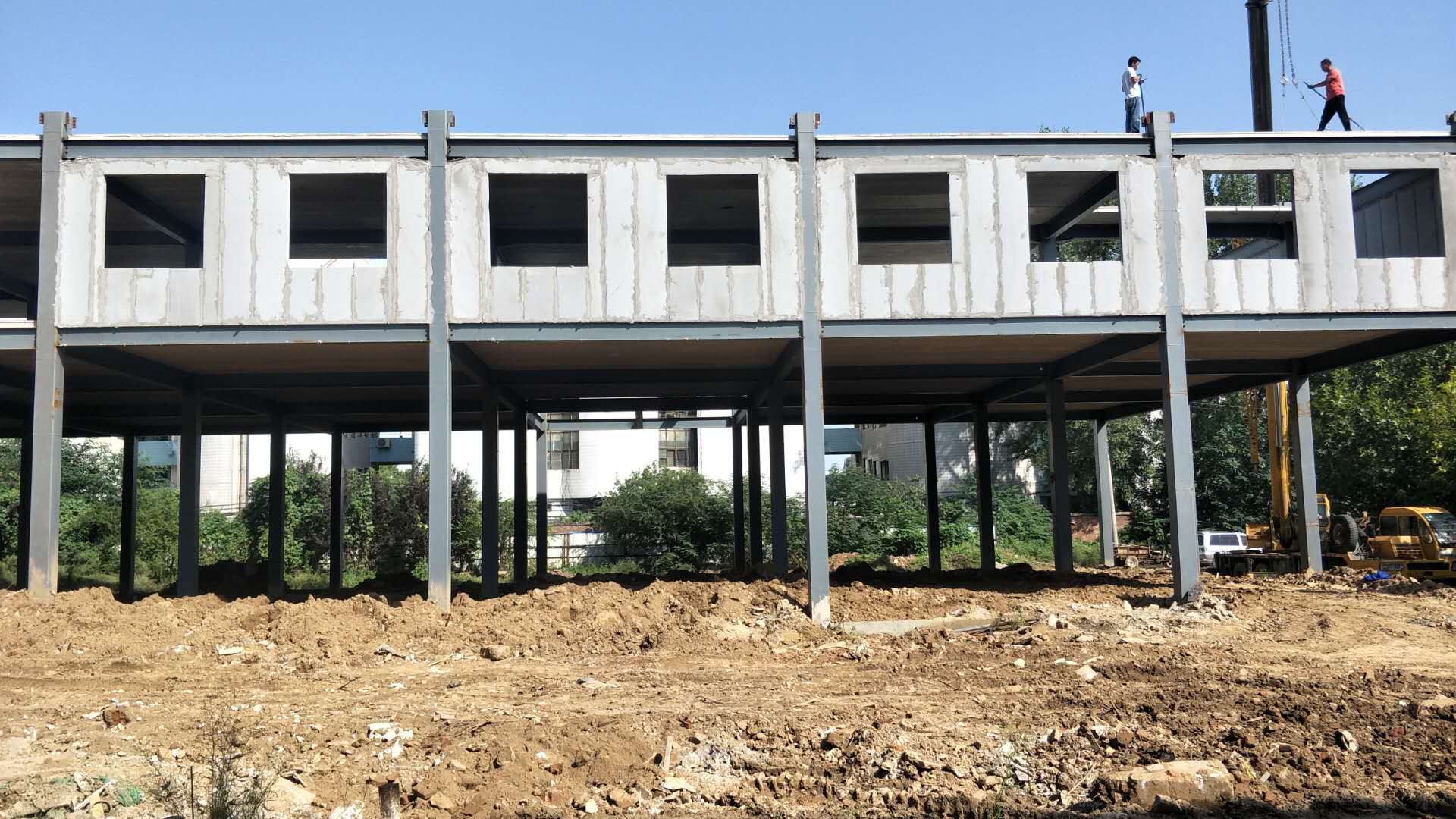 蒸壓加氣混凝土板材在鄭州聯通公司辦公樓中的應用