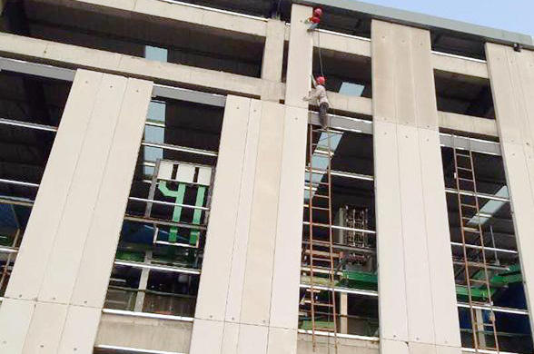 鋼結構alc外墻板安裝連接方法