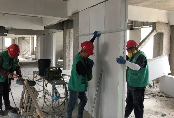 alc板輕質隔墻安裝